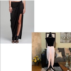 PEACE LOVE WORLD ($169) NWT Light Pink Boho Maxi Skirt